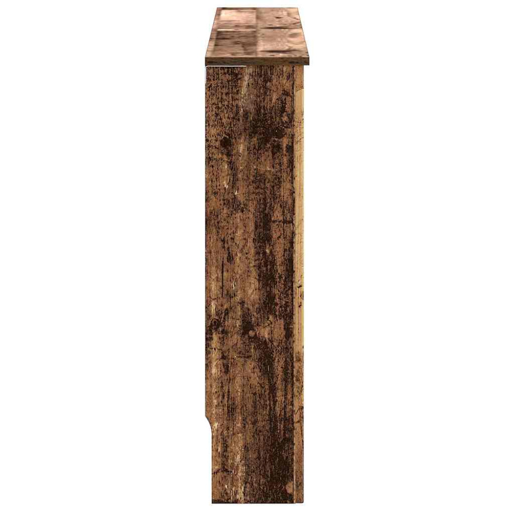 Produktbild för Radiatorlock Gammalt trä 152 x 19 x 81,5 cm Konstruerat trä