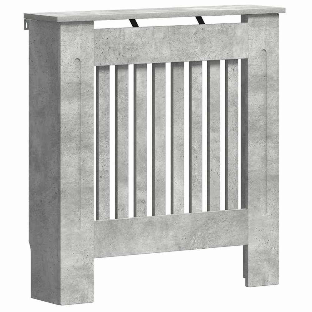 Produktbild för Radiatorlock Betonggrå 78 x 19 x 81,5 cm Konstruerat trä