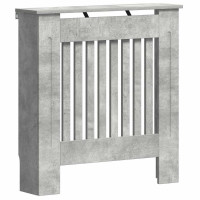 Produktbild för Radiatorlock Betonggrå 78 x 19 x 81,5 cm Konstruerat trä