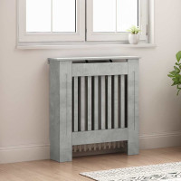 Produktbild för Radiatorlock Betonggrå 78 x 19 x 81,5 cm Konstruerat trä