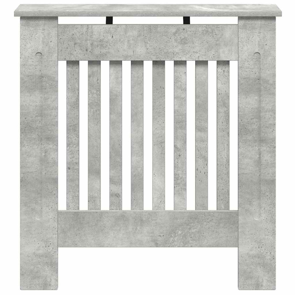 Produktbild för Radiatorlock Betonggrå 78 x 19 x 81,5 cm Konstruerat trä