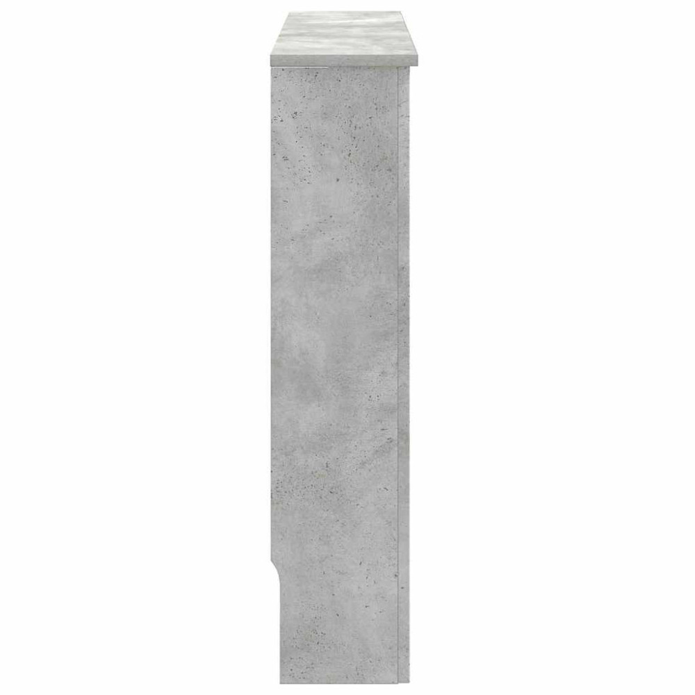 Produktbild för Radiatorlock Betonggrå 78 x 19 x 81,5 cm Konstruerat trä