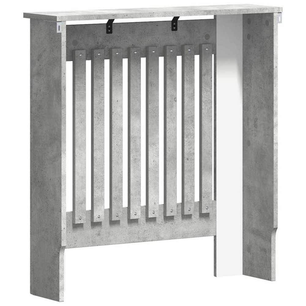 Produktbild för Radiatorlock Betonggrå 78 x 19 x 81,5 cm Konstruerat trä