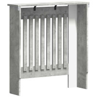 Produktbild för Radiatorlock Betonggrå 78 x 19 x 81,5 cm Konstruerat trä