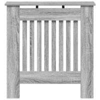 Produktbild för Radiatorlock Grå Sonoma 78 x 19 x 81,5 cm Konstruerat trä