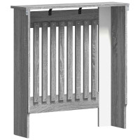 Produktbild för Radiatorlock Grå Sonoma 78 x 19 x 81,5 cm Konstruerat trä