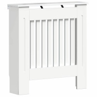 Produktbild för Radiatorlock Högblanka vita 78 x 19 x 81,5 cm Konstruerat trä