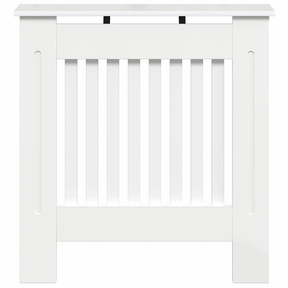 Produktbild för Radiatorlock Högblanka vita 78 x 19 x 81,5 cm Konstruerat trä