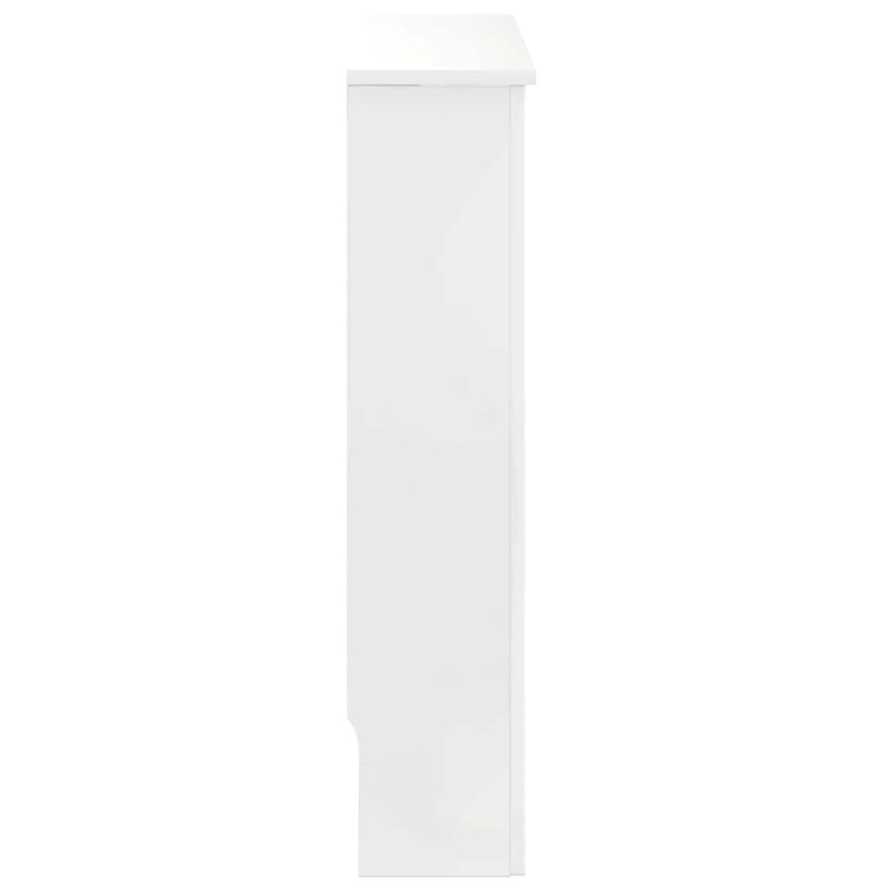 Produktbild för Radiatorlock Högblanka vita 78 x 19 x 81,5 cm Konstruerat trä