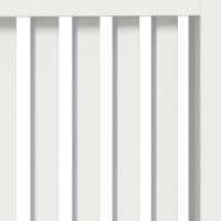 Produktbild för Radiatorlock Högblanka vita 78 x 19 x 81,5 cm Konstruerat trä