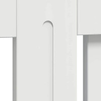 Produktbild för Radiatorlock Högblanka vita 78 x 19 x 81,5 cm Konstruerat trä