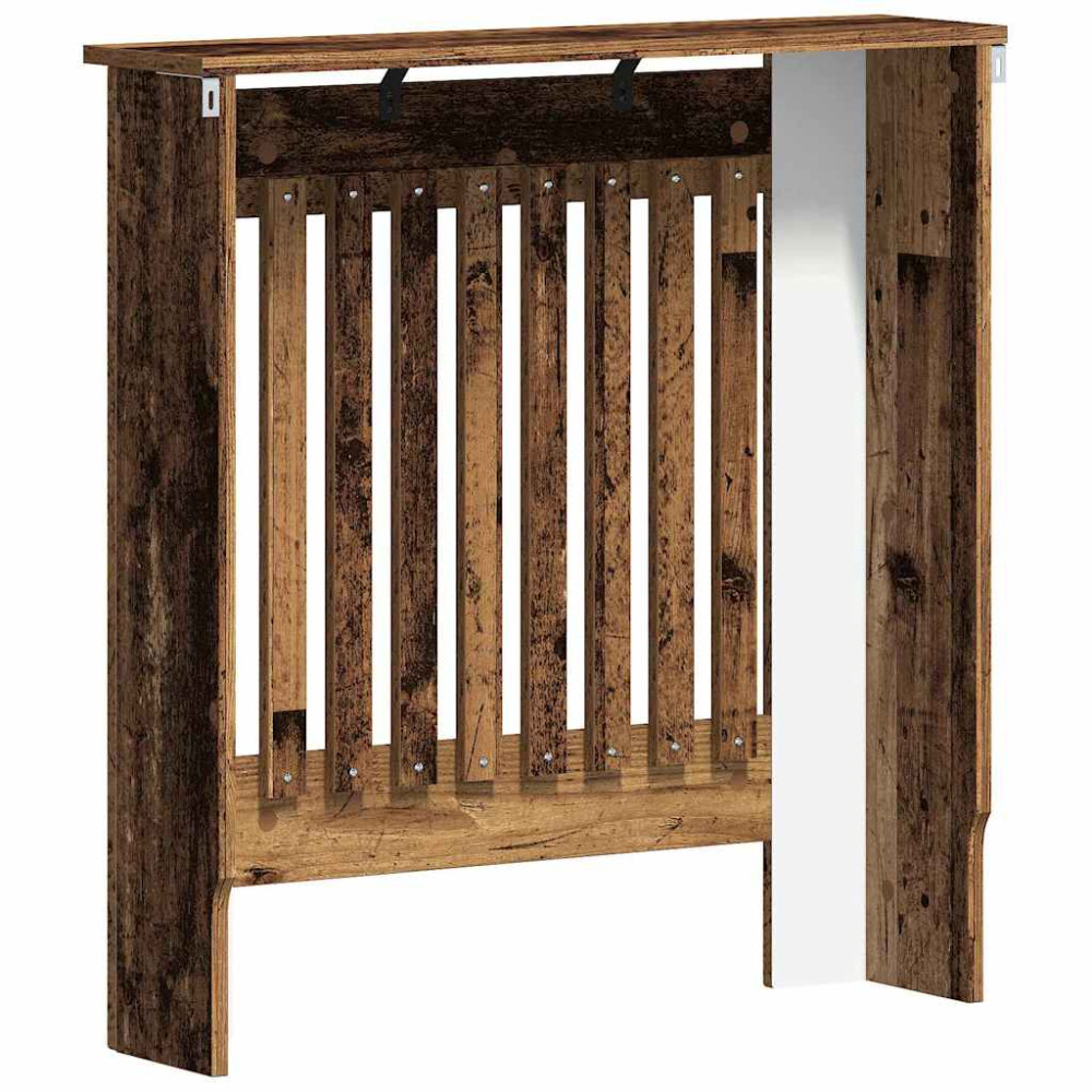 Produktbild för Radiatorlock Gammalt trä 78 x 19 x 81,5 cm Konstruerat trä