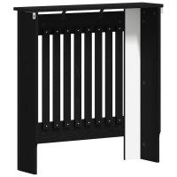 Produktbild för Radiatorlock Svart Ek 78 x 19 x 81,5 cm Konstruerat trä