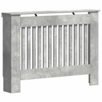 Produktbild för Radiatorlock Betonggrå 112 x 19 x 81,5 cm Konstruerat trä