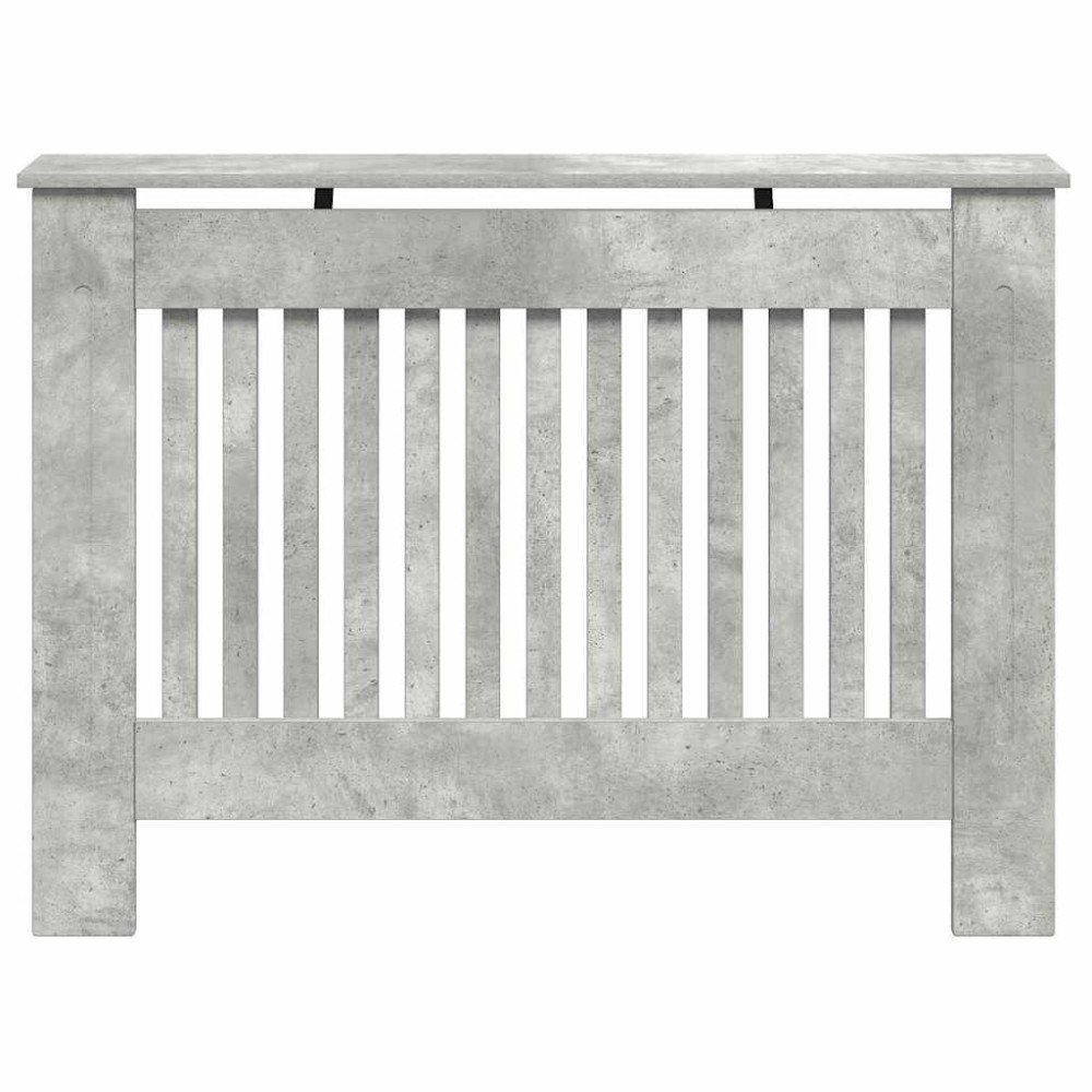 Produktbild för Radiatorlock Betonggrå 112 x 19 x 81,5 cm Konstruerat trä