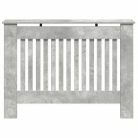 Produktbild för Radiatorlock Betonggrå 112 x 19 x 81,5 cm Konstruerat trä