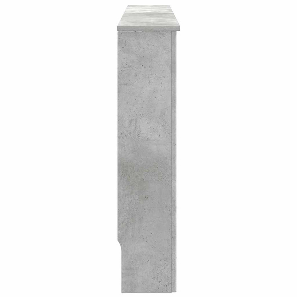 Produktbild för Radiatorlock Betonggrå 112 x 19 x 81,5 cm Konstruerat trä