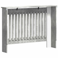 Produktbild för Radiatorlock Betonggrå 112 x 19 x 81,5 cm Konstruerat trä