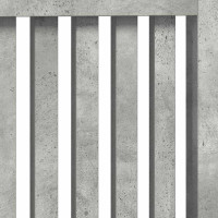 Produktbild för Radiatorlock Betonggrå 112 x 19 x 81,5 cm Konstruerat trä