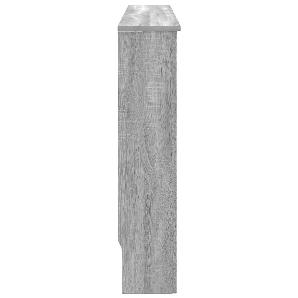 Produktbild för Radiatorlock Grå Sonoma 112 x 19 x 81,5 cm Konstruerat trä