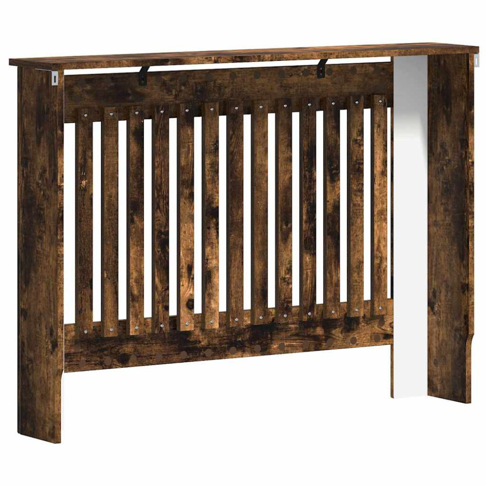 Produktbild för Radiatorlock Rökt ek 112 x 19 x 81,5 cm Konstruerat trä