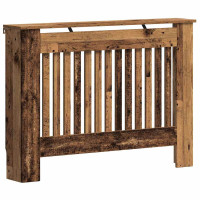 Produktbild för Radiatorlock Gammalt trä 112 x 19 x 81,5 cm Konstruerat trä