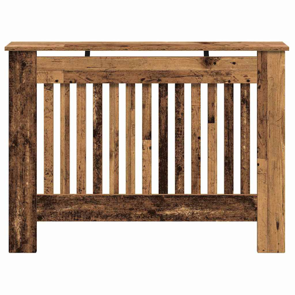 Produktbild för Radiatorlock Gammalt trä 112 x 19 x 81,5 cm Konstruerat trä