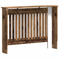 Produktbild för Radiatorlock Gammalt trä 112 x 19 x 81,5 cm Konstruerat trä