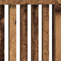 Produktbild för Radiatorlock Gammalt trä 112 x 19 x 81,5 cm Konstruerat trä
