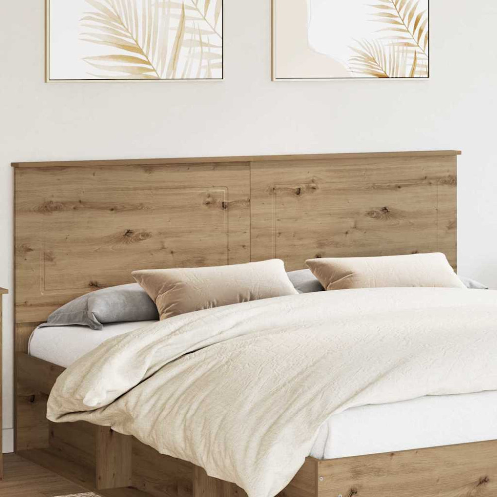 Produktbild för Huvudgavel Artisan Ek 100 cm Konstruerat trä