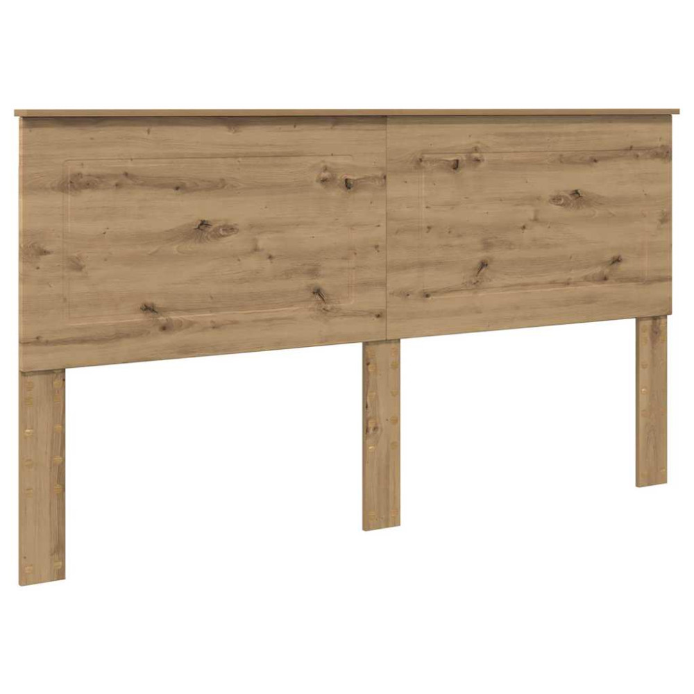 Produktbild för Huvudgavel Artisan Ek 100 cm Konstruerat trä