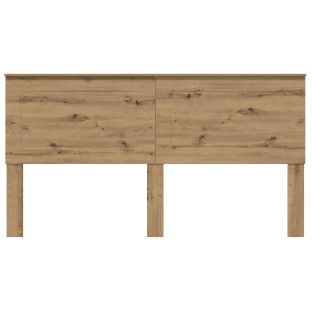 Produktbild för Huvudgavel Artisan Ek 100 cm Konstruerat trä