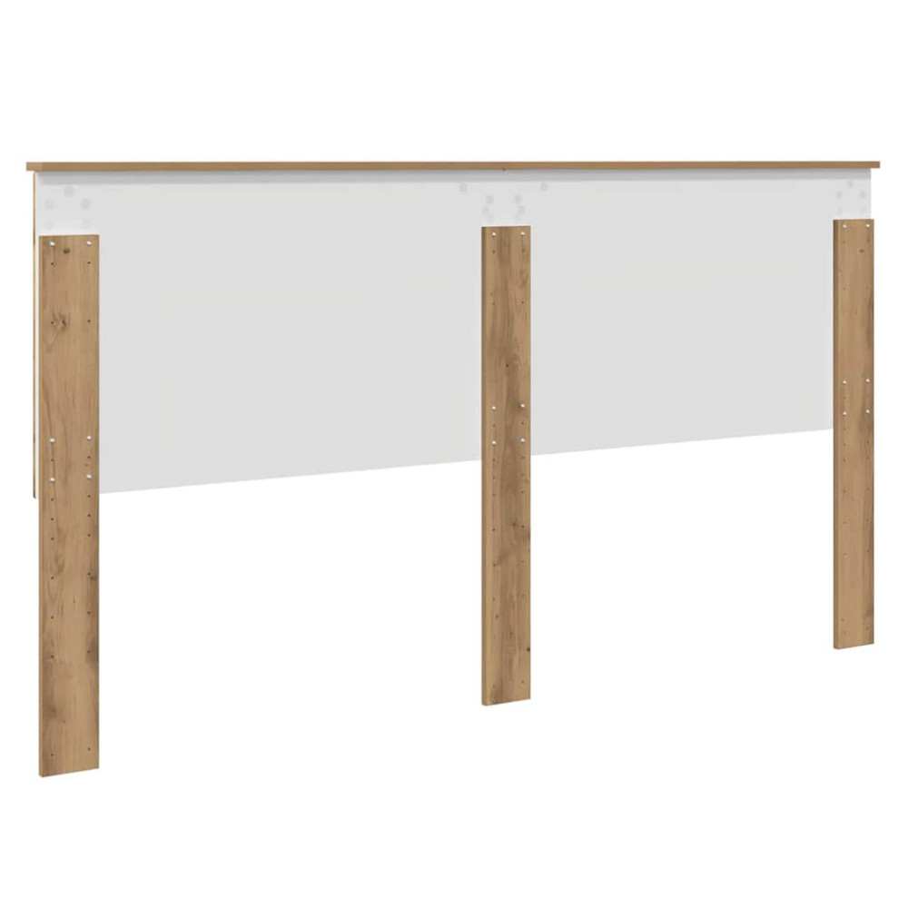Produktbild för Huvudgavel Artisan Ek 100 cm Konstruerat trä