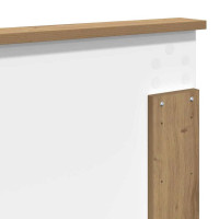 Produktbild för Huvudgavel Artisan Ek 100 cm Konstruerat trä