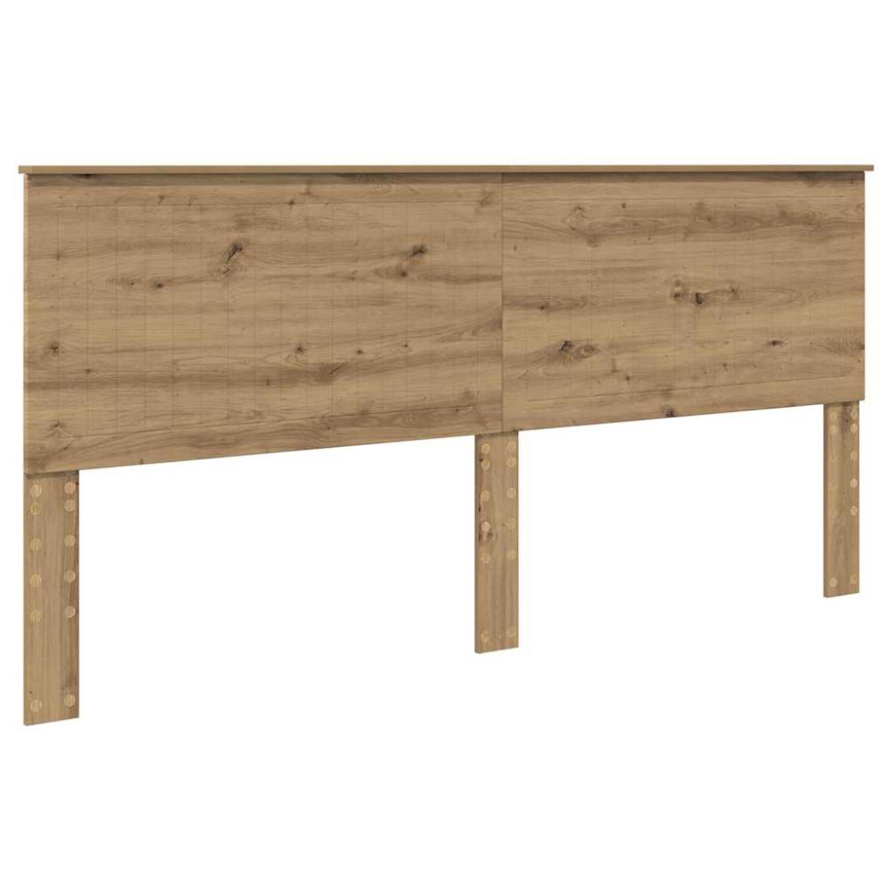 Produktbild för Huvudgavel med huvudgavel Artisan Ek 200 cm Konstruerat trä