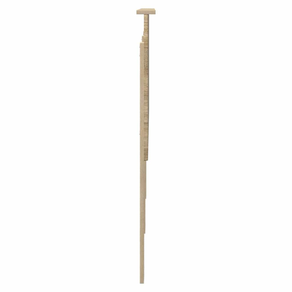 Produktbild för Huvudgavel med huvudgavel Sonoma-ek 160 cm Konstruerat trä