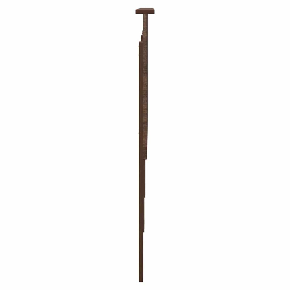 Produktbild för Huvudgavel med huvudgavel Brun Ek 160 cm Konstruerat trä