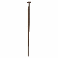 Produktbild för Huvudgavel med huvudgavel Brun Ek 160 cm Konstruerat trä