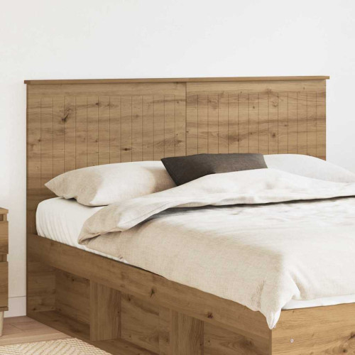 vidaXL Huvudgavel med huvudgavel Artisan Ek 150 cm Konstruerat trä