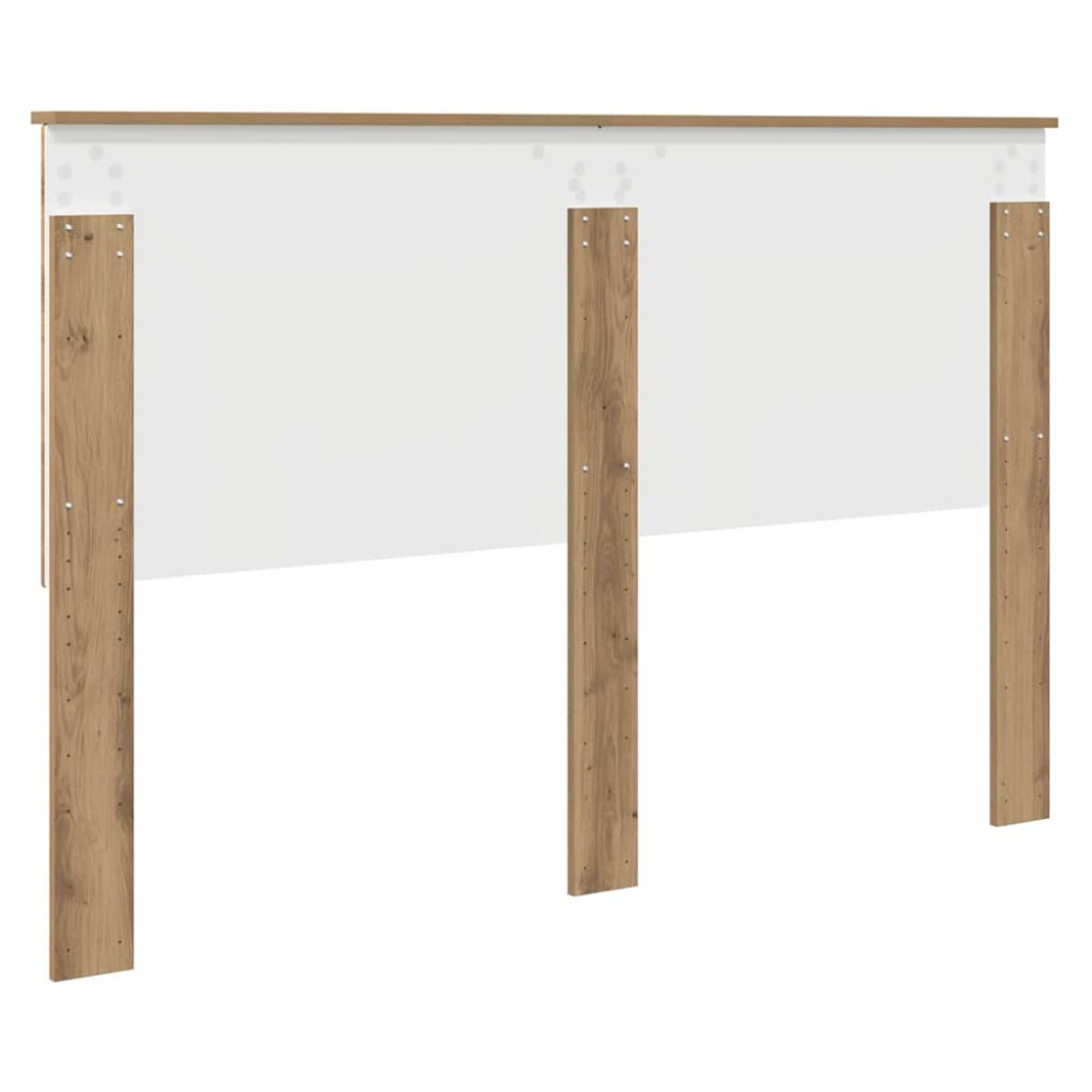 Produktbild för Huvudgavel med huvudgavel Artisan Ek 150 cm Konstruerat trä