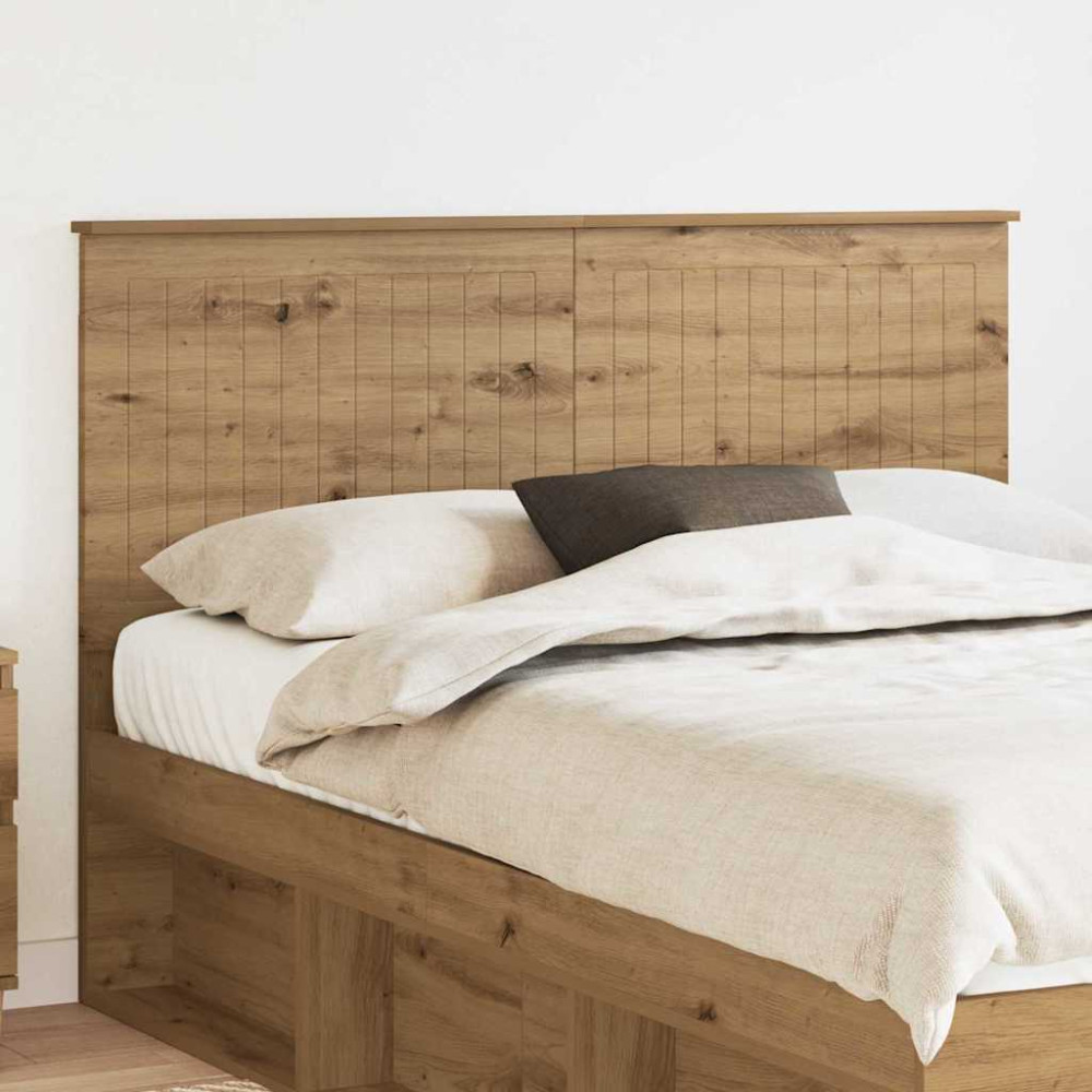 Produktbild för Huvudgavel med huvudgavel Artisan Ek 140 cm Konstruerat trä