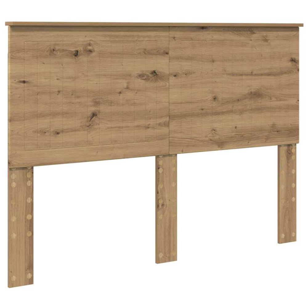 Produktbild för Huvudgavel med huvudgavel Artisan Ek 140 cm Konstruerat trä