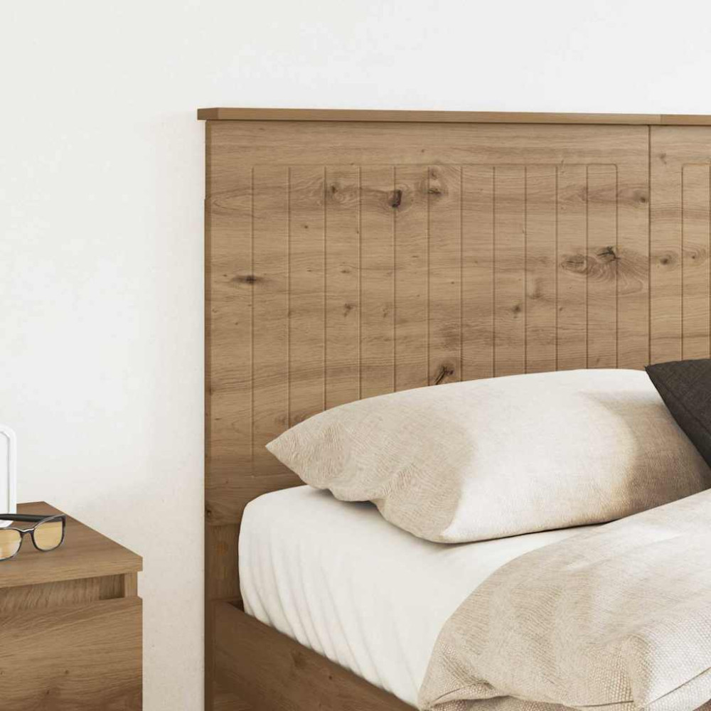 Produktbild för Huvudgavel med huvudgavel Artisan Ek 140 cm Konstruerat trä