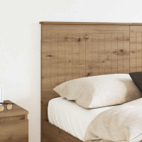Produktbild för Huvudgavel med huvudgavel Artisan Ek 140 cm Konstruerat trä