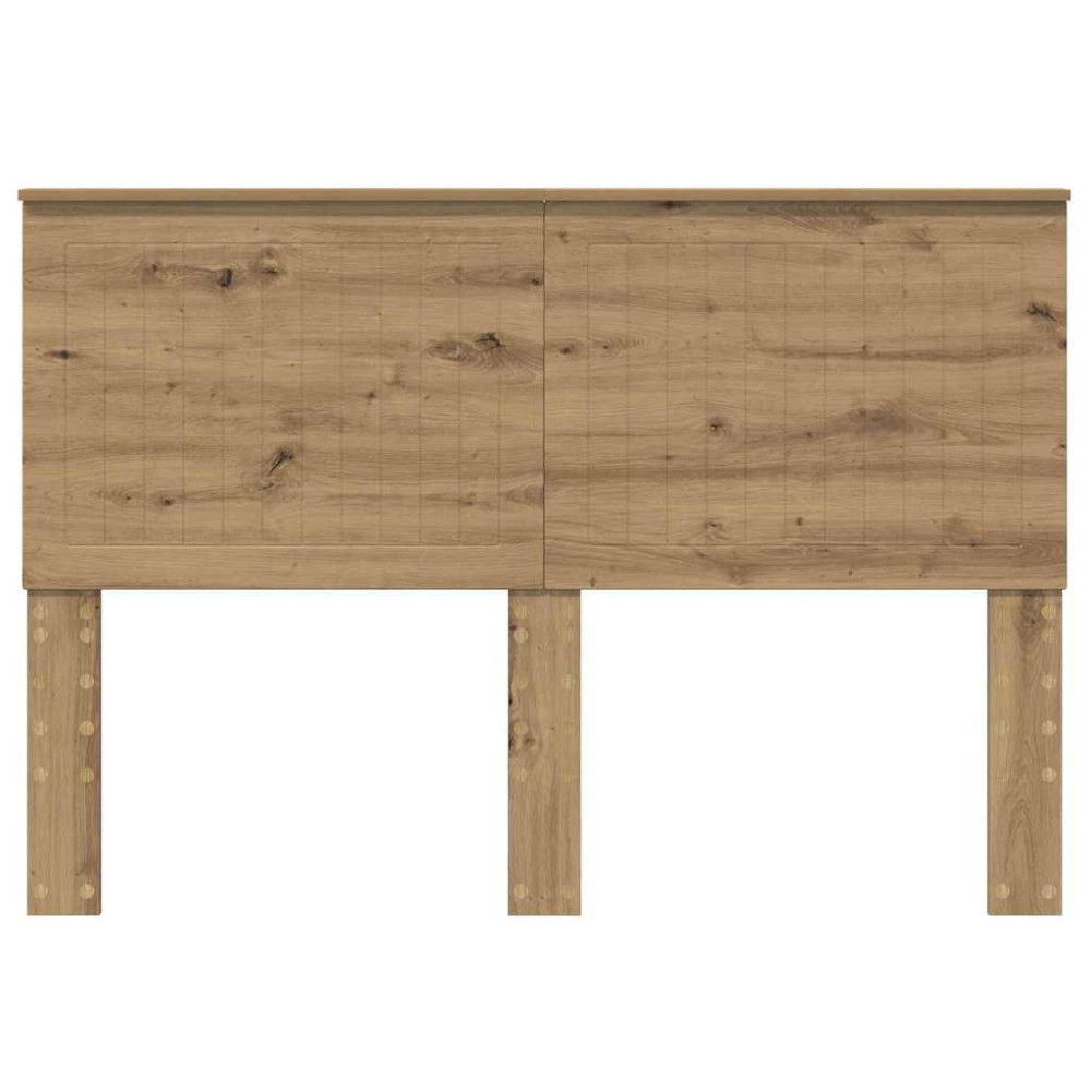 Produktbild för Huvudgavel med huvudgavel Artisan Ek 140 cm Konstruerat trä