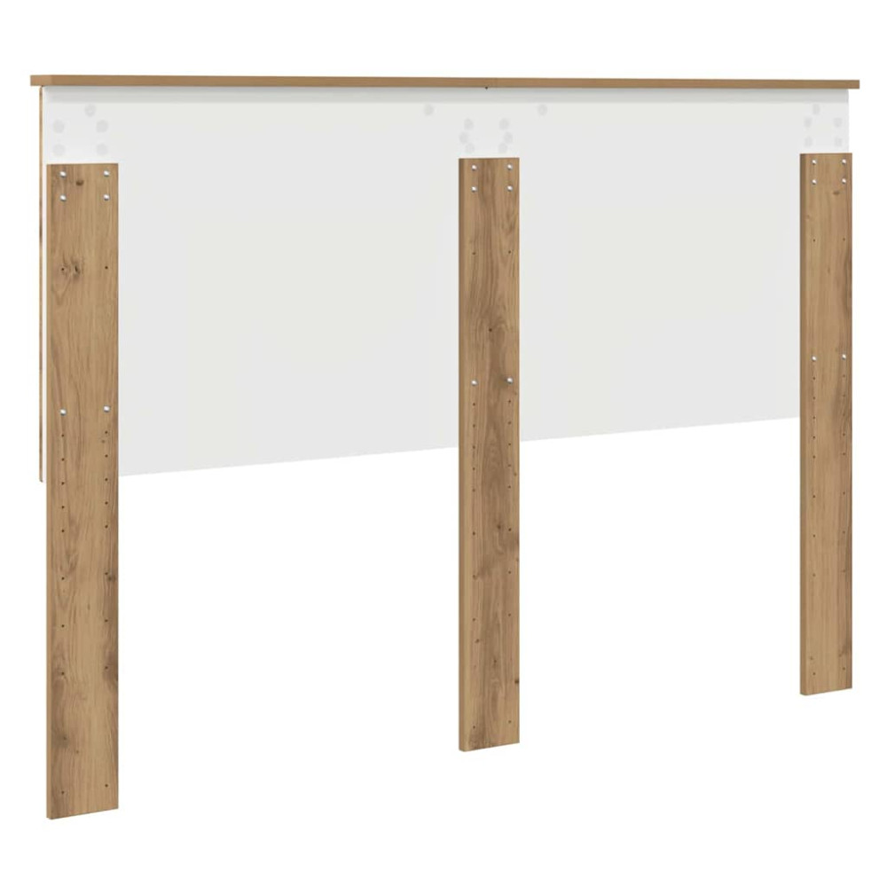 Produktbild för Huvudgavel med huvudgavel Artisan Ek 140 cm Konstruerat trä