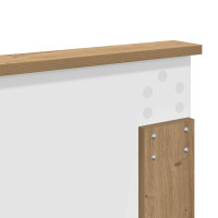 Produktbild för Huvudgavel med huvudgavel Artisan Ek 140 cm Konstruerat trä