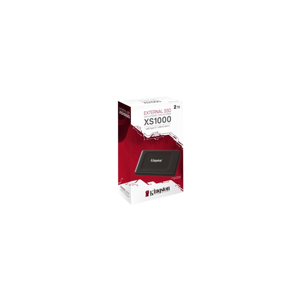Produktbild för Kingston XS1000 - SSD - 2 TB - USB 3.2 Gen 2