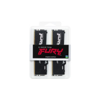 Produktbild för Kingston FURY Beast RGB - DDR5 - sats - 64 GB: 2 x 32 GB - DIMM 288-pin - 6400 MHz / PC5-51200 - ej buffrad