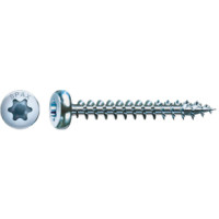 Produktbild för SPAX 0201010500503, Skruv, Metall, Zink, Trä, Pan head, Torx...